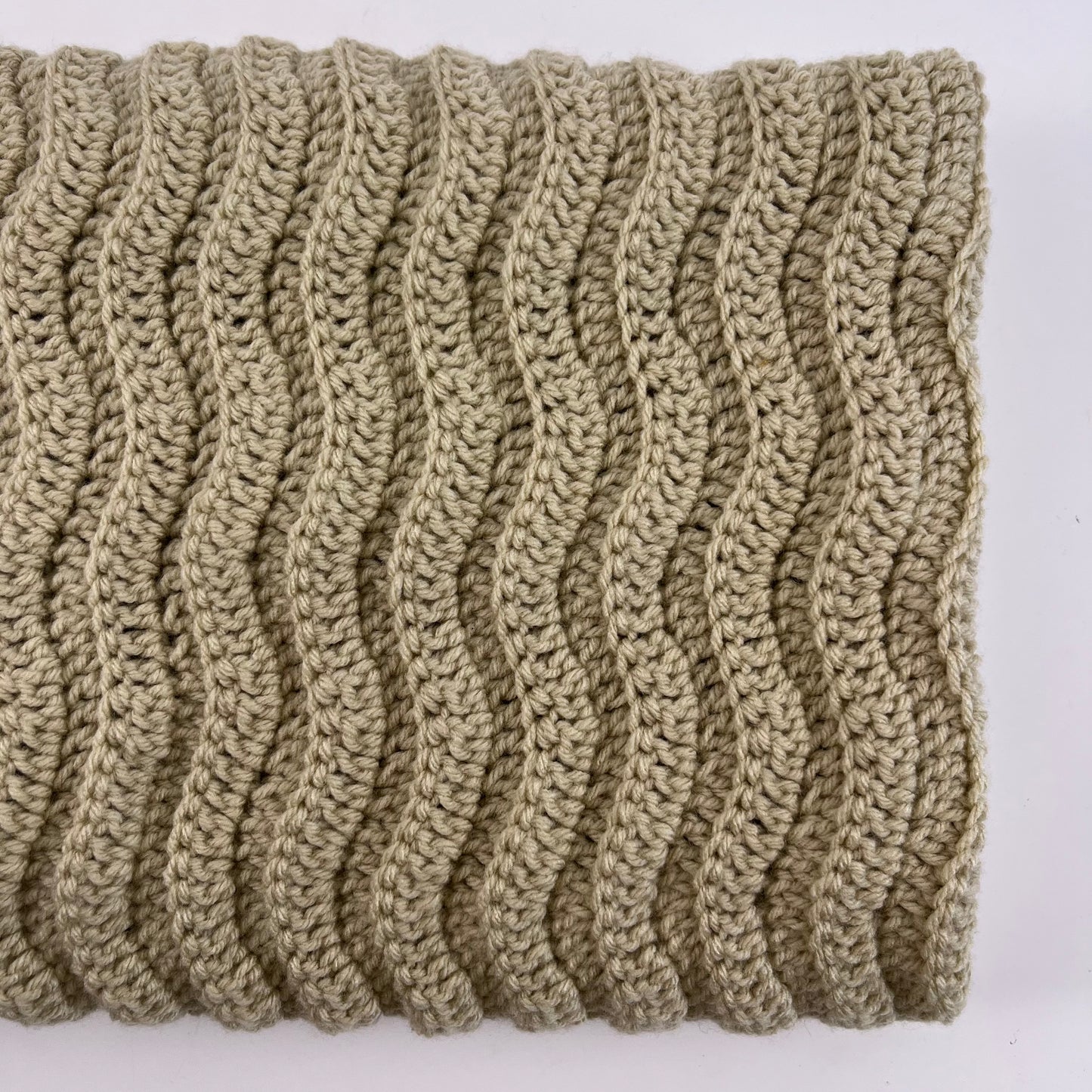 Wave crochet blanket
