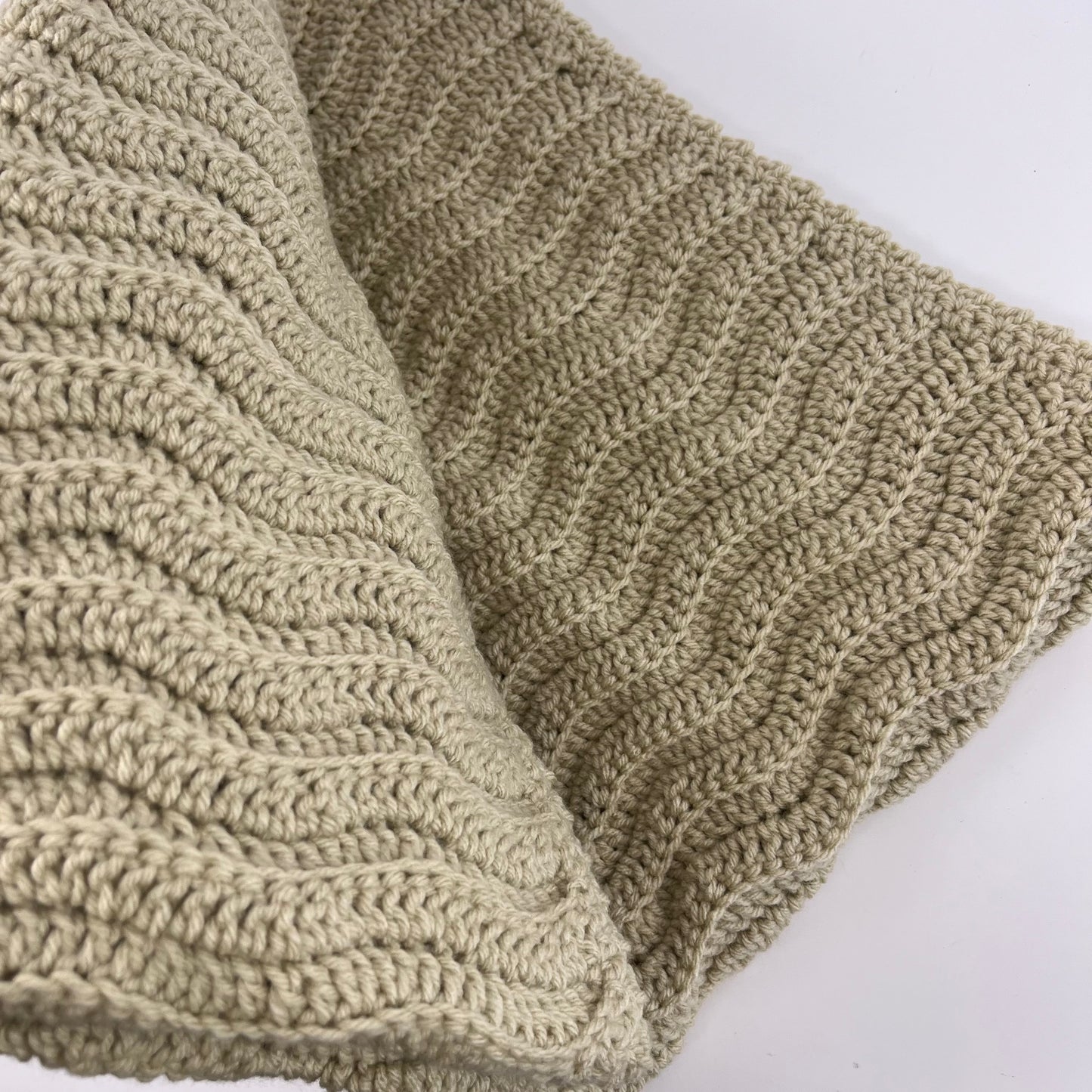 Wave crochet blanket