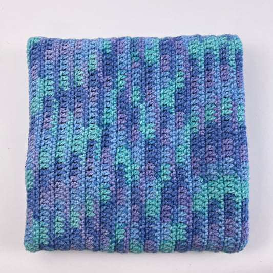 Blanket blue purple mix