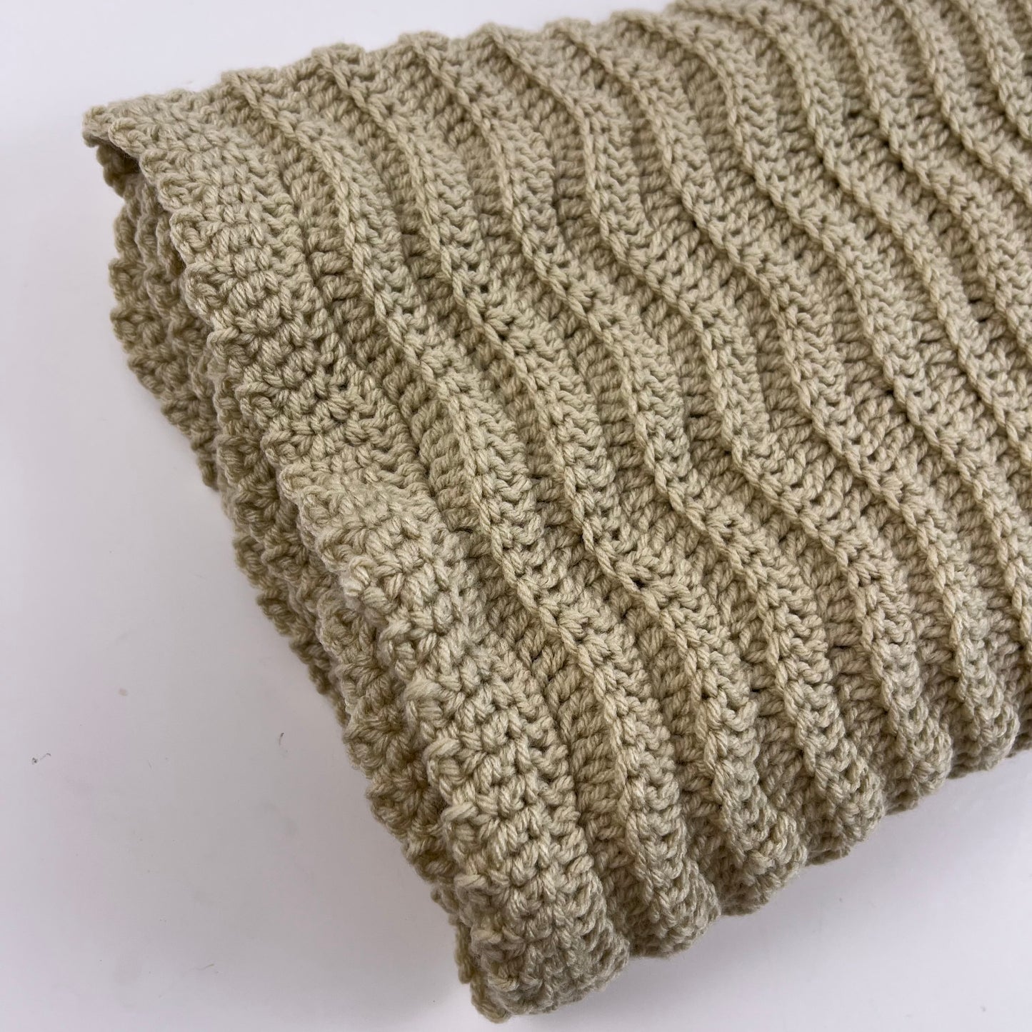 Wave crochet blanket