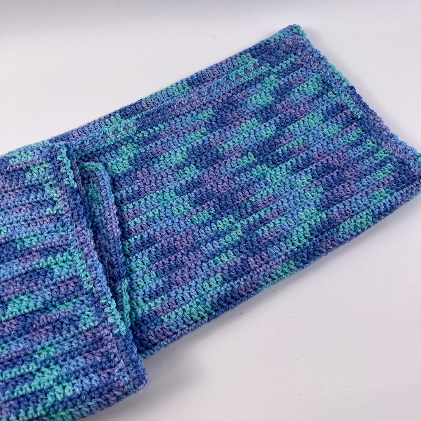 Blanket blue purple mix