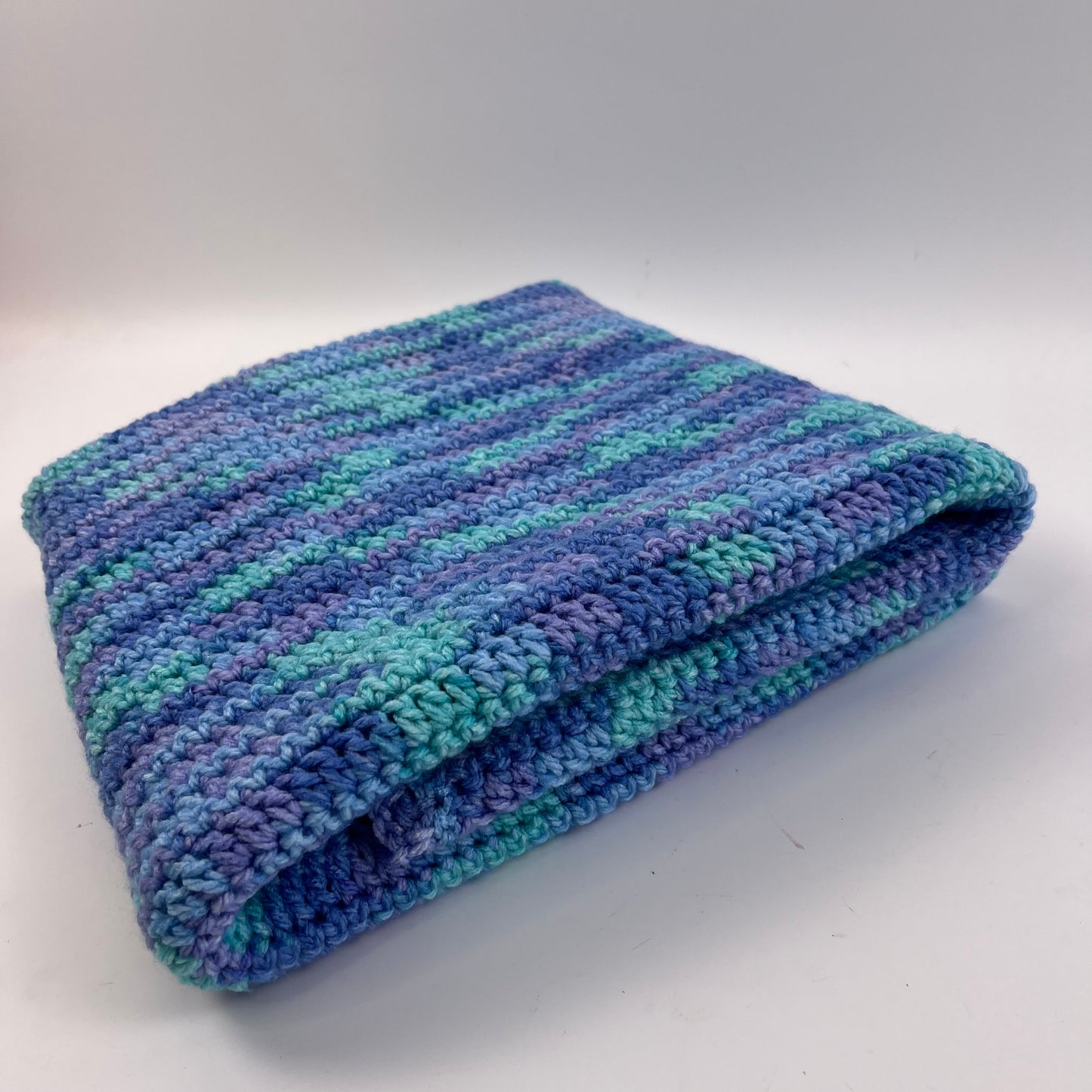 Blanket blue purple mix