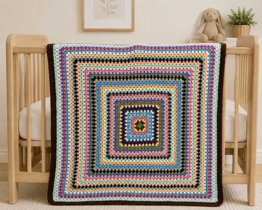 Granny square blanket