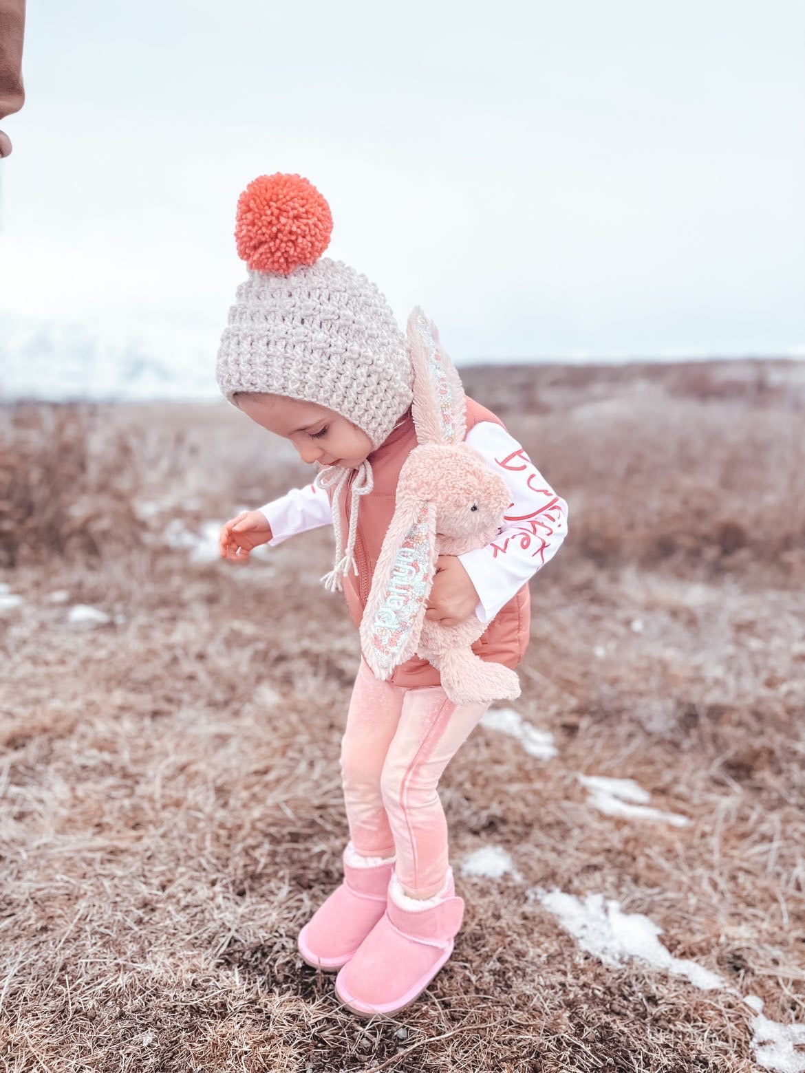 Hallie bonnet (with pom)